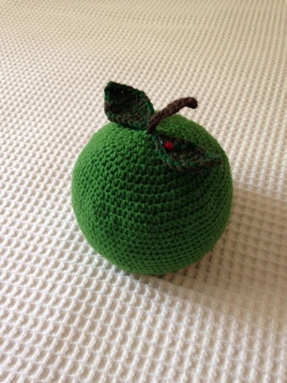 フルーツ帽（青リンゴ） 1枚目の画像