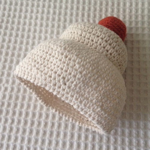 ニット帽（鏡餅） 帽子(ベビー・キッズ) efendi 通販 2987607｜Creema  