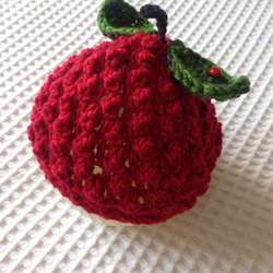 フルーツ帽（リニューアル赤リンゴ） 3枚目の画像