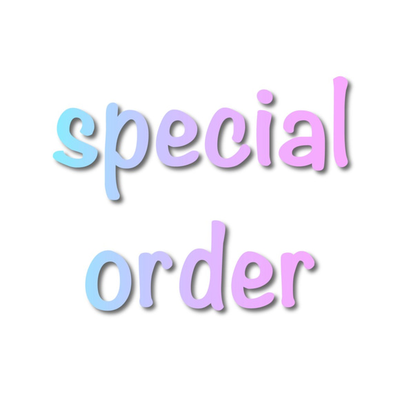 special order 1枚目の画像