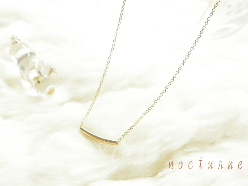 14kgf～gold tube ネックレス ネックレス・ペンダント nocturne 通販