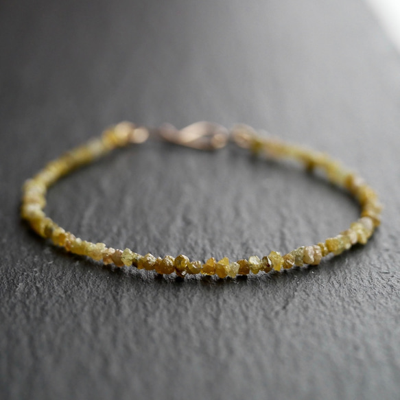 Rough Yellow Diamond Bracelet 第1張的照片