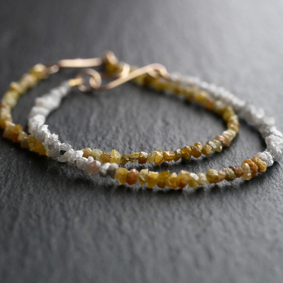 Rough Yellow Diamond Bracelet 第6張的照片