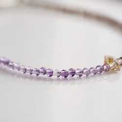 Oil in Quartz& Amethyst,Smoky Quartz Bracelet 第7張的照片