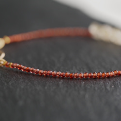 Oil in Quartz& Garnet,Color-change-garnet  Bracelet 第6張的照片