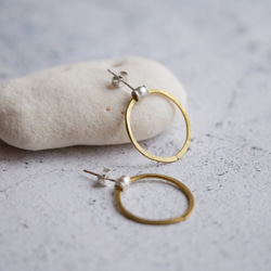 Karen Sillver+Brass MARU Earrings 第1張的照片