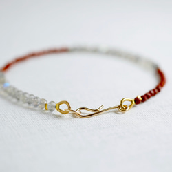 Red Jasper& Labradorite Bracelet 第4張的照片