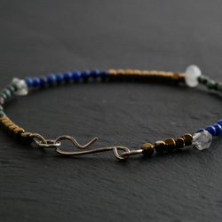 Turquoise&Lapis Lazuli Bracelet 第3張的照片
