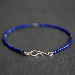 Lapis Lazuli  Karen Silver Bracelet 第2張的照片