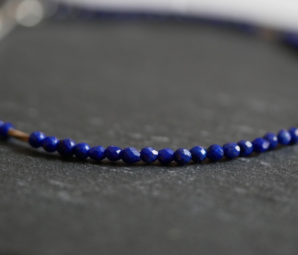 Lapis Lazuli  Karen Silver Bracelet 第4張的照片