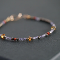 Iolite&Tormarine MIX Bracelet 第5張的照片