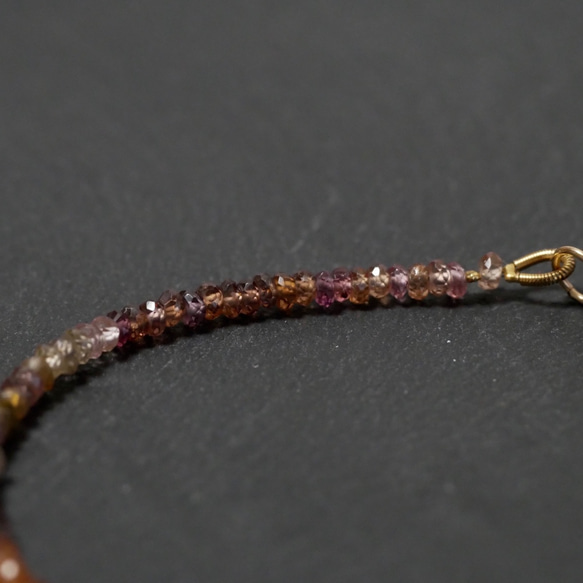 【Tundra sapphire】Multi Color Garnet Bracelet 第4張的照片