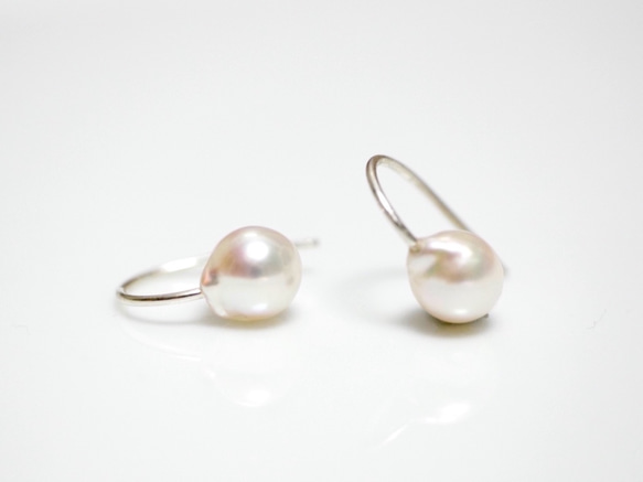 SV925 Akoya Pearl Earrings 第3張的照片