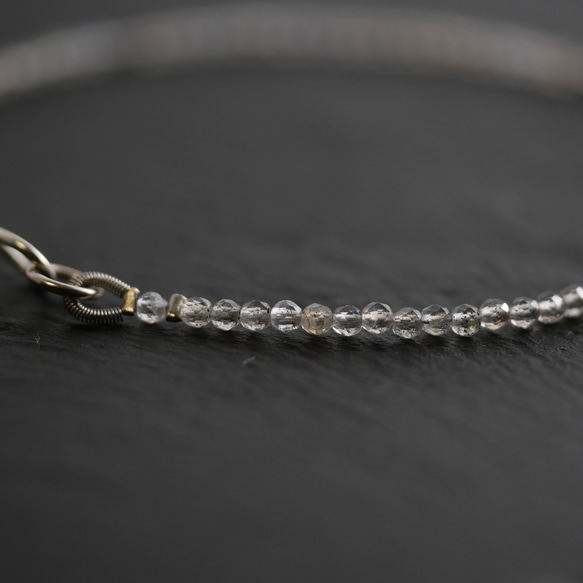 Labradorite&Karen Silver Bracelet 第2張的照片