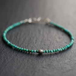 Turquoise&Karen silver bracelet 第1張的照片