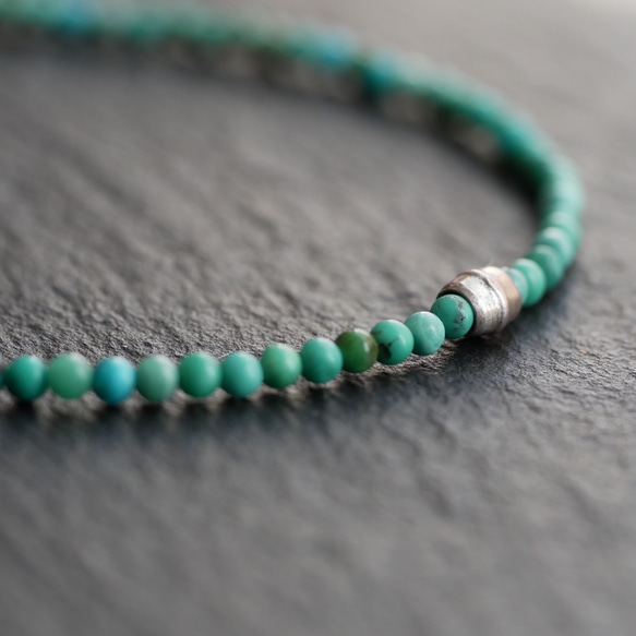 Turquoise&Karen silver bracelet 第3張的照片