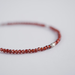 Garnet&Karen Silver Bracelet 第3張的照片