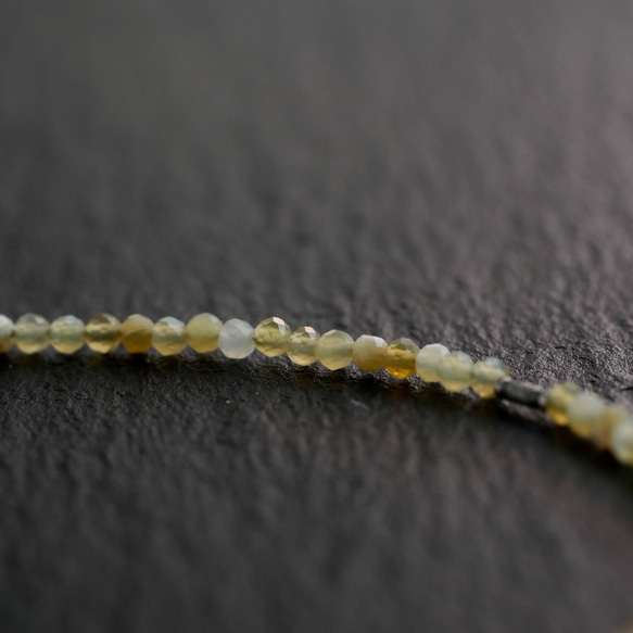 Yellow opal &Karen Silver Bracelet 第5張的照片