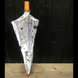 墨柄の日傘（折畳タイプ） 5枚目の画像