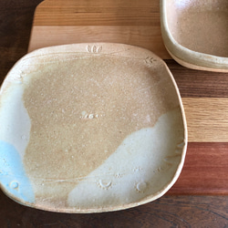 おみ様限定  グラタン皿と陶のトレー2セット 3枚目の画像