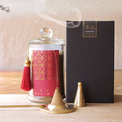 Shuixian｜Life Incense Gift Bag - 老子とチェスをする + 真鍮のお香 3 点セット 3枚目の画像