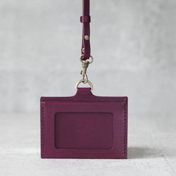 Deep Purple leather ID card case 3枚目の画像