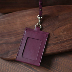 Deep Purple leather ID card case 7枚目の画像