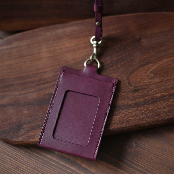 Deep Purple leather ID card case 7枚目の画像