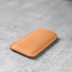 iPhone genuine leather sleeve pouch 2枚目の画像