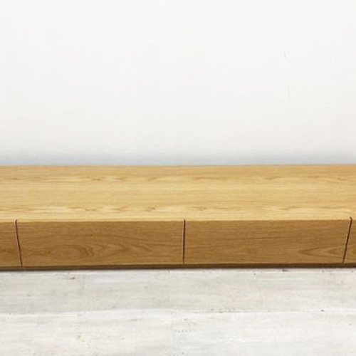 無垢材 スラッシュ 180cm テレビボード オーク 無垢 テレビ台