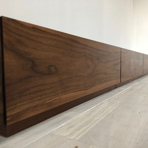 無垢材 スラッシュ 210cm テレビボード ウォールナット オーク