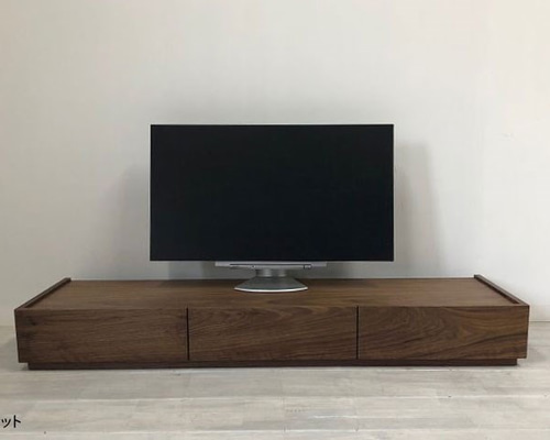 無垢材 スラッシュ 150cm テレビボード ウォールナット ブラック 無垢材 スラッシュ 150cm テレビボード ウォールナット ブラック