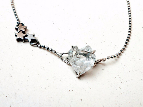 ･･❈ O Chirp ❈ ･･ 不完美的完美 ｛天然石純銀手鍊  赫基蒙水晶｝ 第3張的照片