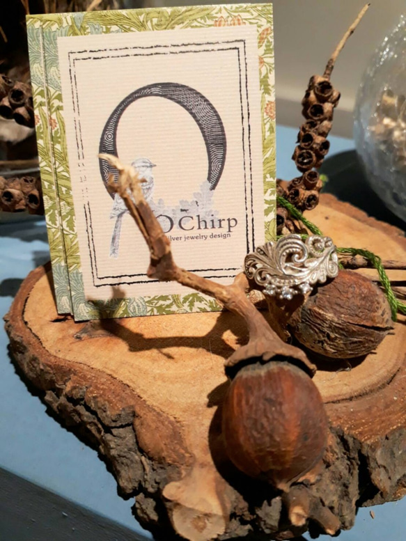 ･･❈ O Chirp ❈ ･･ 瑪莉 安東尼的裙擺｛天然石純銀戒指 鋯石 ｝ 第2張的照片