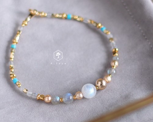 ★(かな！)ディープブルーシャッタカイト 13ミリ珠 ブレス⑦(SA+) ☆(かな様専用！)ディープブルーシャッタカイト 13ミリ珠 ブレス