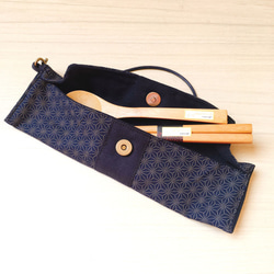 筆袋/筷套 (小葉柄)(附木製筷子和湯匙) 接單生產* 第1張的照片
