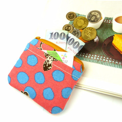 WaWu 小零錢包, 貼身錢包 (兔與鹿/粉色) 第4張的照片