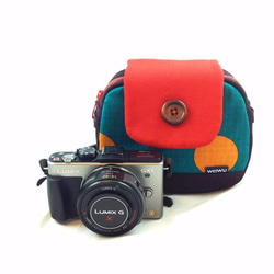 WaWu Camera Fort / Small Crossbody Bag（ナプキンパラダイス）（ロープ付き） 1枚目の画像