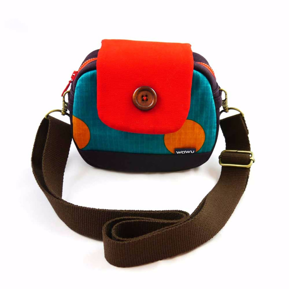 WaWu Camera Fort / Small Crossbody Bag（ナプキンパラダイス）（ロープ付き） 8枚目の画像