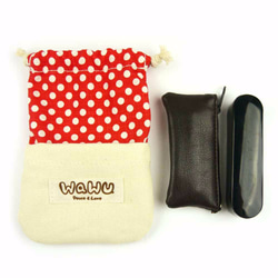 WaWu小さな束のポケット/小さな袋（赤い点）スタンプポケット、ポータブルパワーストレージバッグ、ギフトバッグ、キャンディーバッ 8枚目の画像