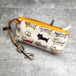 拉鍊鑰匙包 (牛奶排排貓) 日本布 接單生產* 第7張的照片