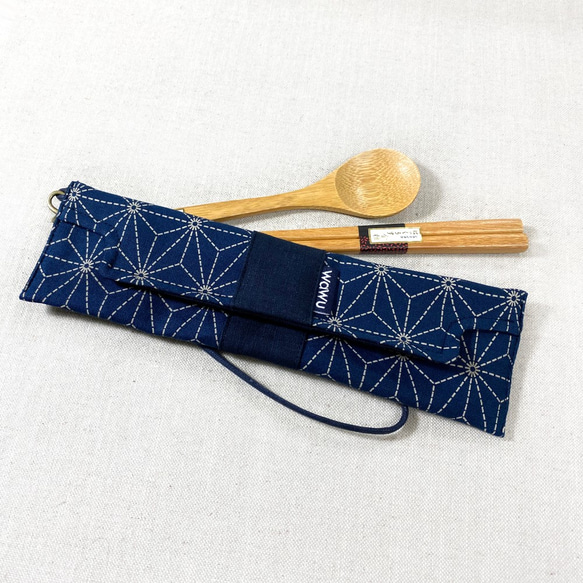 筆袋/筷套 (葉柄)(附木製筷子和湯匙) 接單生產* 第3張的照片