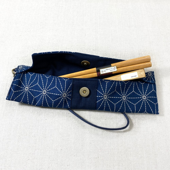 筆袋/筷套 (葉柄)(附木製筷子和湯匙) 接單生產* 第4張的照片