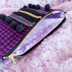 附魔的紫色小袋，用於存放聖誕節禮物和麵具盒 第6張的照片