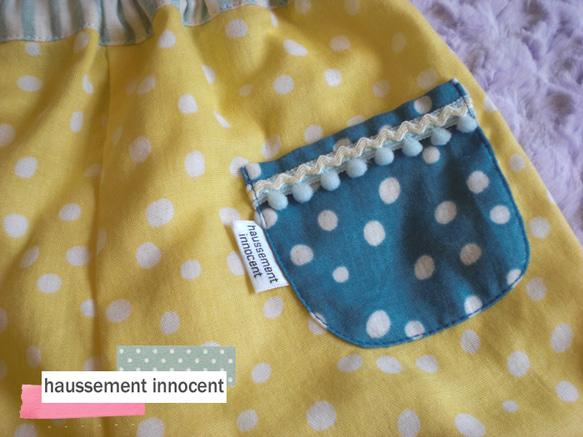 ダブルガーゼのbabyかぼちゃパンツ「haussement innocent」 3枚目の画像