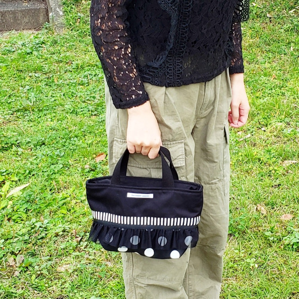 帶單色保冷片的午餐袋 第2張的照片