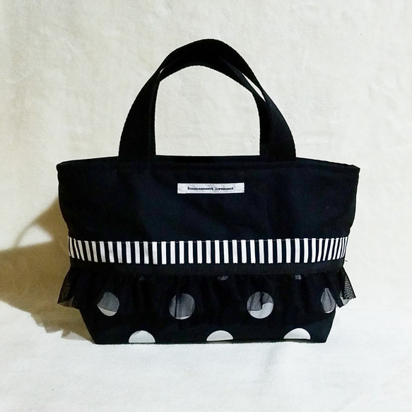 帶單色保冷片的午餐袋 第3張的照片