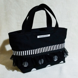 帶單色保冷片的午餐袋 第4張的照片