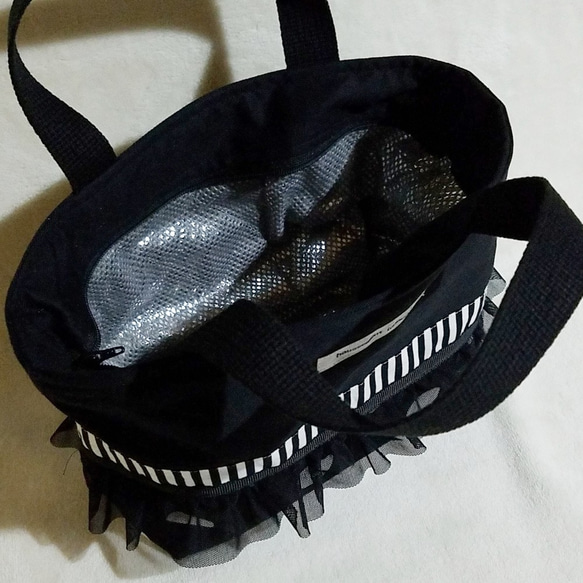 帶單色保冷片的午餐袋 第5張的照片