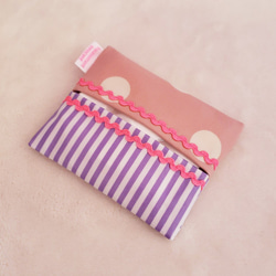 層壓袋紙巾盒粉紅色 第3張的照片